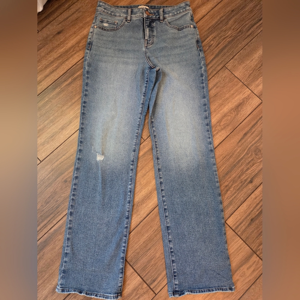 UpWest Women's Straight Leg Jeans - Light Blue